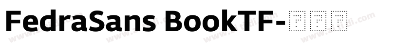 FedraSans BookTF字体转换 FedraSans BookTF字体转换